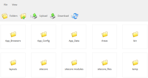 Sitecore Developer Toolbox File Explorer